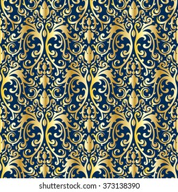 Victorian seamless pattern, vector image