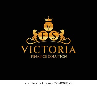 Victorian Style Crest Business Logo design template