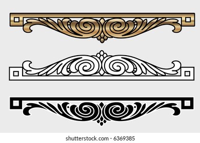 Victorian Style Design Element (Vector)