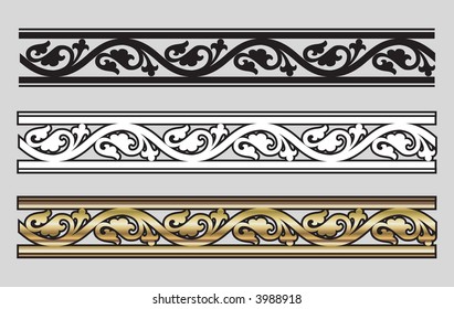 Victorian Style Design Elements (Vector)