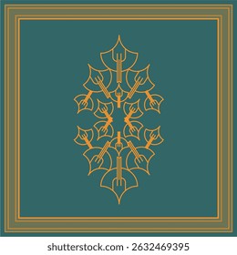 Victorian style Textile and Wallpaper pattern