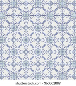 VICTORIAN TILE. Blue pattern. Vintage style geometric background.Vector illustration file.
That square design has the ability to be repeated or tiled without visible seams.