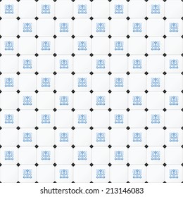 Victorian Tile. Vector illustration