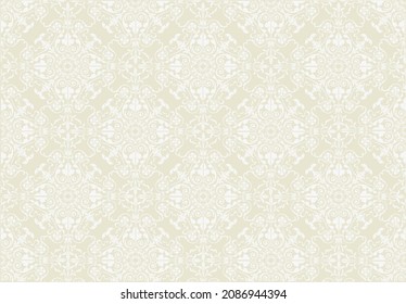 Patrón blanco victoriano. Fondo decorativo barroco