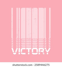 Victory abstract, Graphic design print sports t-shirt fashion, illustration, vector, posters, cards, stickers, mug