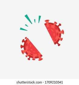 Victory against corona virus with unity