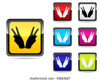 victory buttons different colors