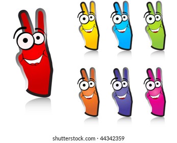 victory buttons different colors