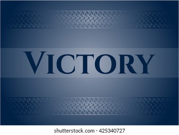 Victory card or poster