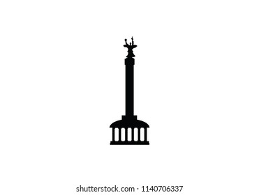 Victory column Berlin the capital of Germany architecture