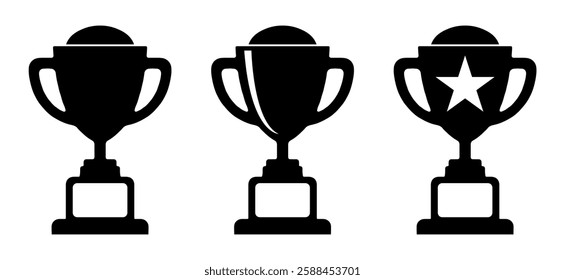 The victory cup is an award symbol that honors success. A perfect symbol that you can use on both web and mobile applications.