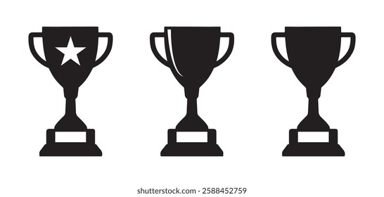 The victory cup is a reminder of every victory. A great sign that you can use as an award on web and mobile applications.