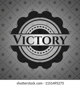 Victory dark icon or emblem