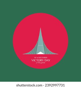 Victory Day of Bangladesh facebook, instagram, linked in, tweeter etc social media post design. Vector fully editable 16 December post.