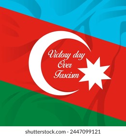 Victory Day Over Fascism Illustration vector background. Celebration of Azerbaijan Day. Vector eps 10