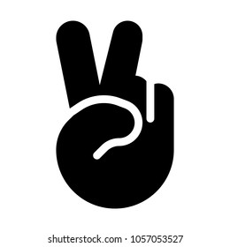 Victory Finger Gesture