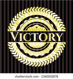 Victory gold emblem