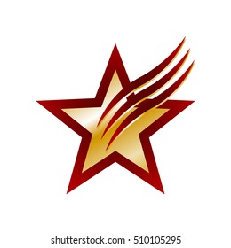 Victory gold star