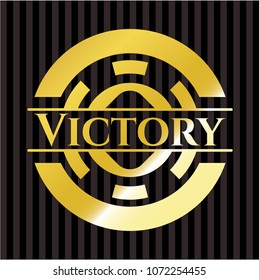  Victory golden badge