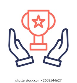 Victory Icon Element for Design