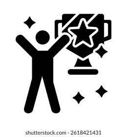 Victory Icon Element For Design