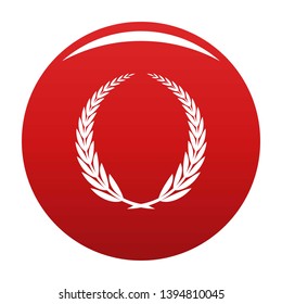 Victory icon. Simple illustration of victory vector icon for any design red