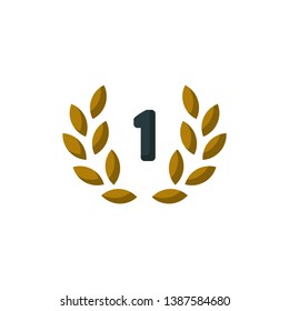 victory icon vector flat style design