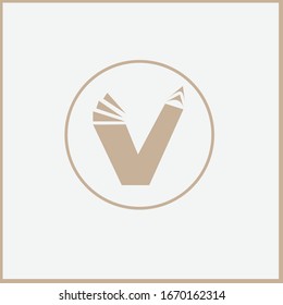 Logotipo de victoria Diseño sencillo y moderno