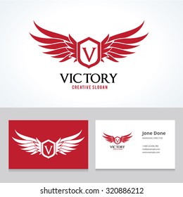 Victory Logo,Vector Logo Template.