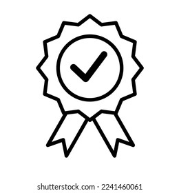 victory medal vector icon. white background