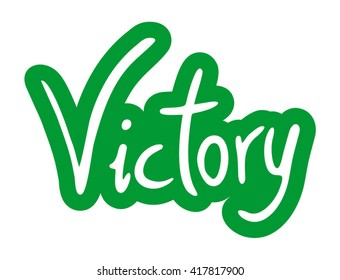 victory message