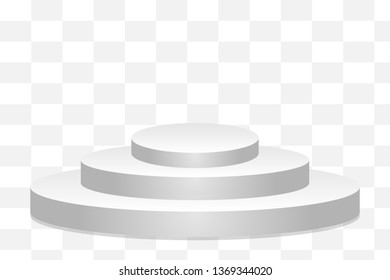 Victory platform template vector illustration. winner podium isolated on transparent background