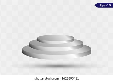 Victory platform template vector illustration. winner podium isolated on transparent background