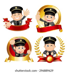 Victory. Policeman