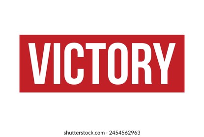 Vector de sello de goma Victory