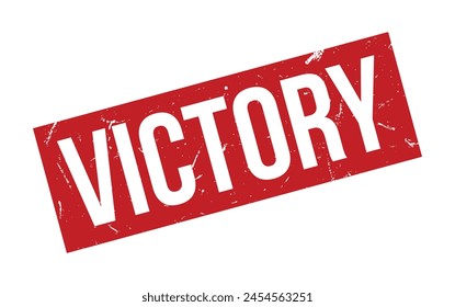 Victory Rubber Stamp Seal Vector