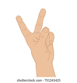 Victory sign