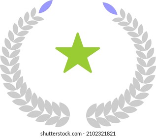 victory symbol , champion icon on white background