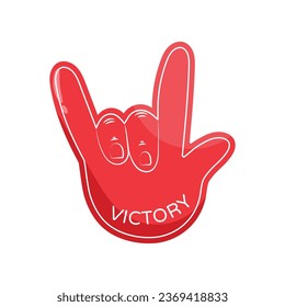 Victory vector colorful stickers Icon Design illustration. EPS 10 File