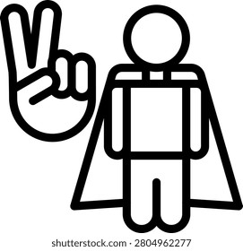 Victory Virtuoso Vector Design Icon Style