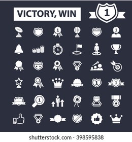 victory, win icons
