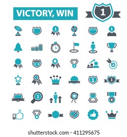 victory win icons
