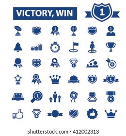 iconos de victoria
