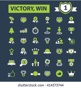 victory win icons
