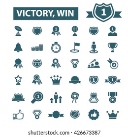 victory win icons
