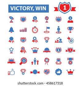 victory win icons