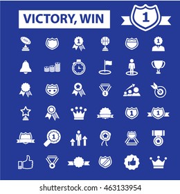 victory win icons