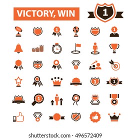 victory win icons