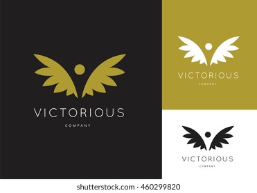 Victory wing logo template