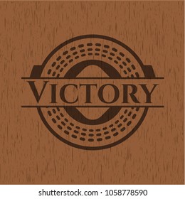 Victory wood emblem